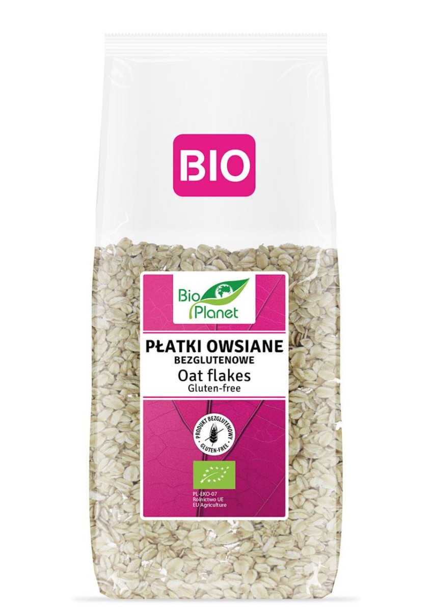 BIO PLANET Płatki owsiane bezglutenowe Bio 600g