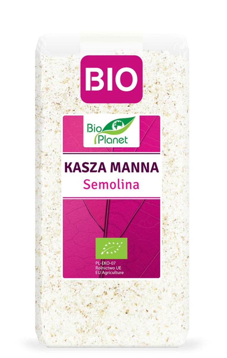 BIO PLANET Kasza manna Bio 500g