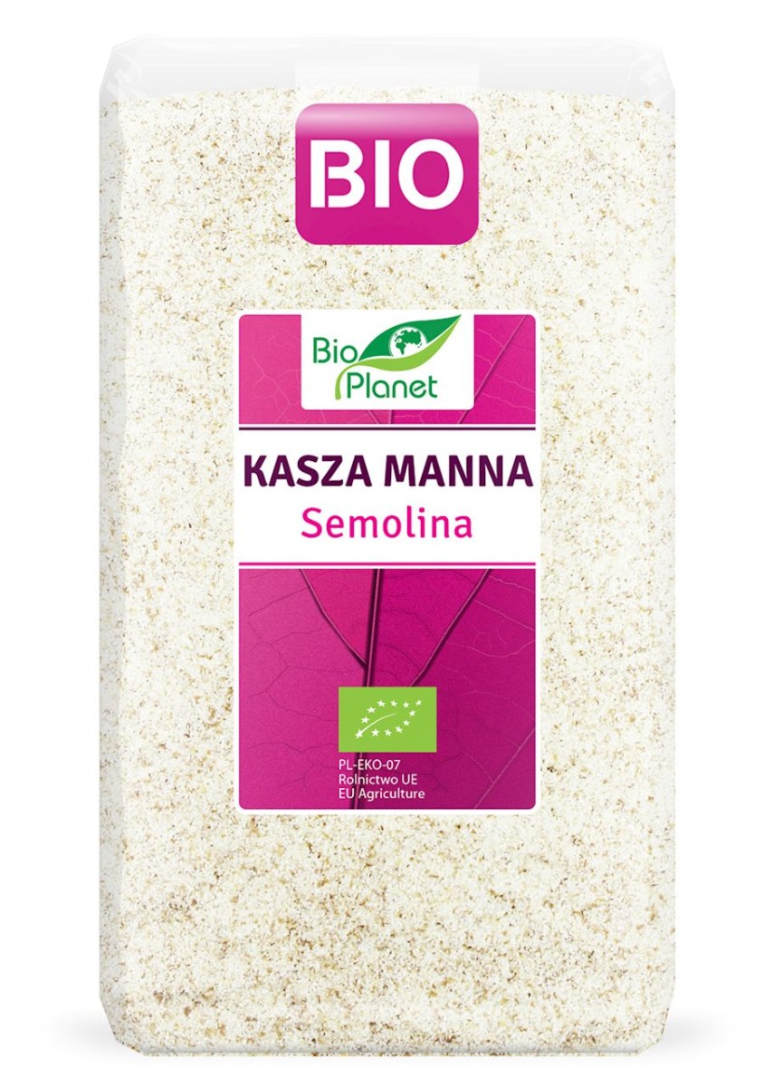 BIO PLANET Kasza manna Bio 1kg