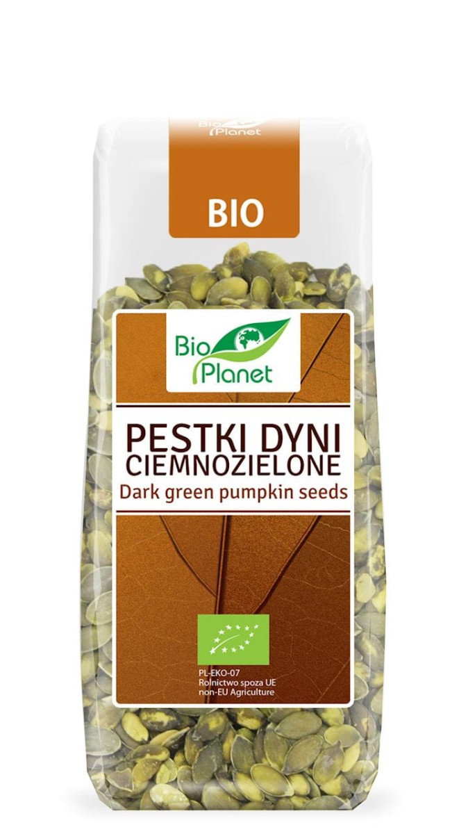 BIO PLANET Pestki dyni ciemnozielone Bio 150g