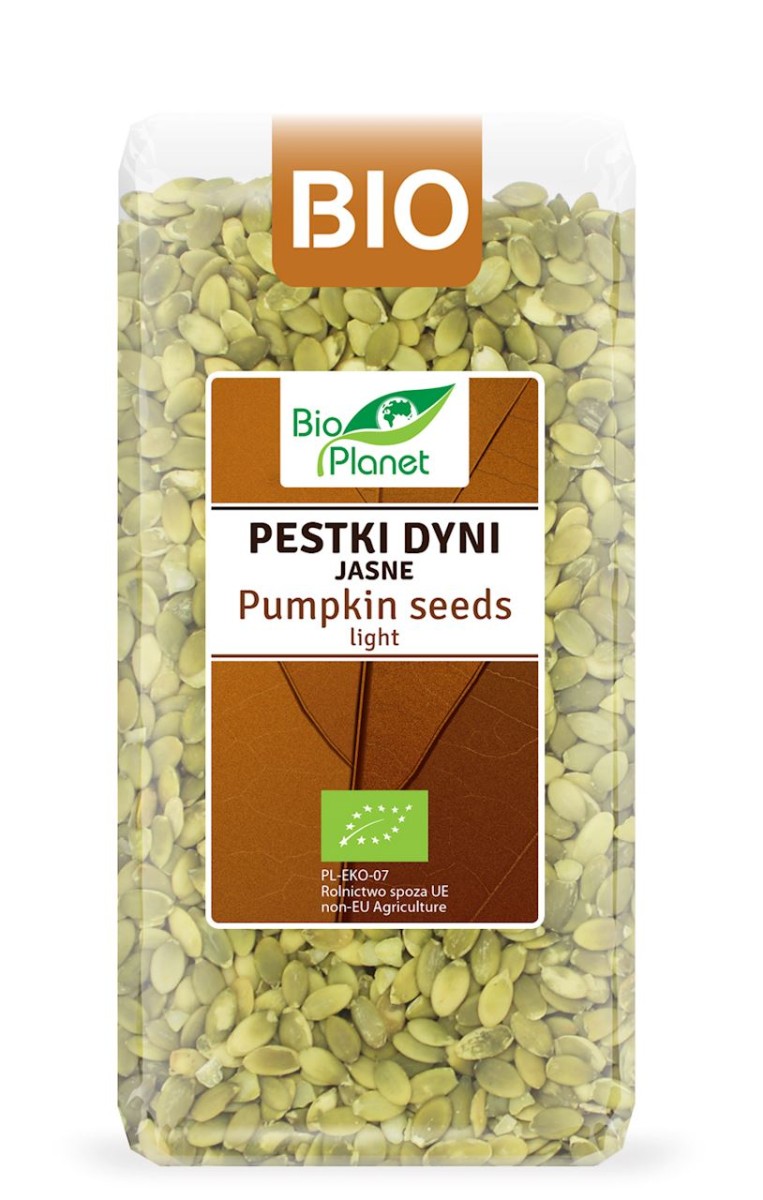 BIO PLANET Pestki dyni jasne Bio 350g