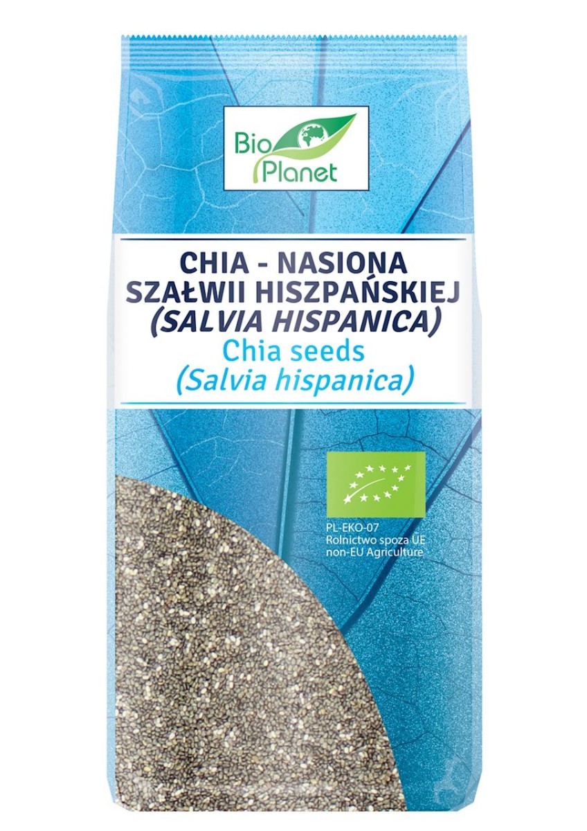 BIO PLANET Chia - nasiona szałwii hiszpańskiej Bio 400g