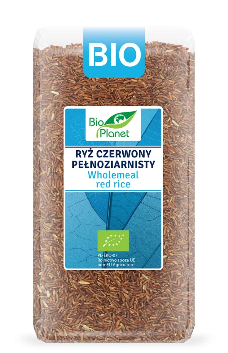 BIO PLANET Ryż czerwony pełnoziarnisty Bio 500g
