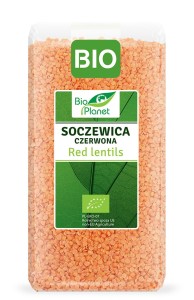 BIO PLANET Soczewica czerwona Bio 500g
