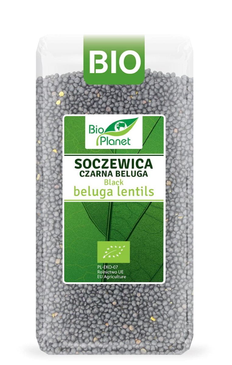 BIO PLANET Soczewica czarna Beluga Bio 400g