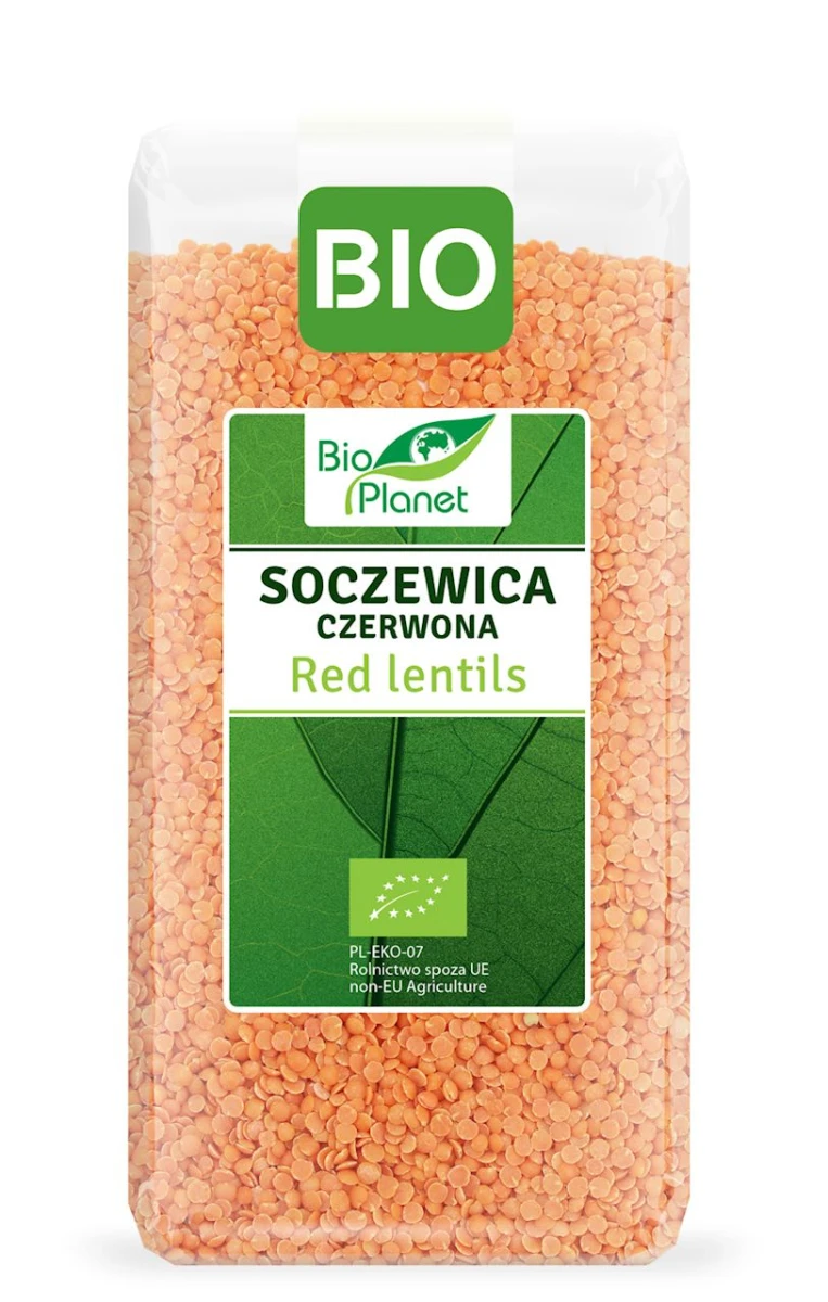 BIO PLANET Soczewica czerwona Bio 400g