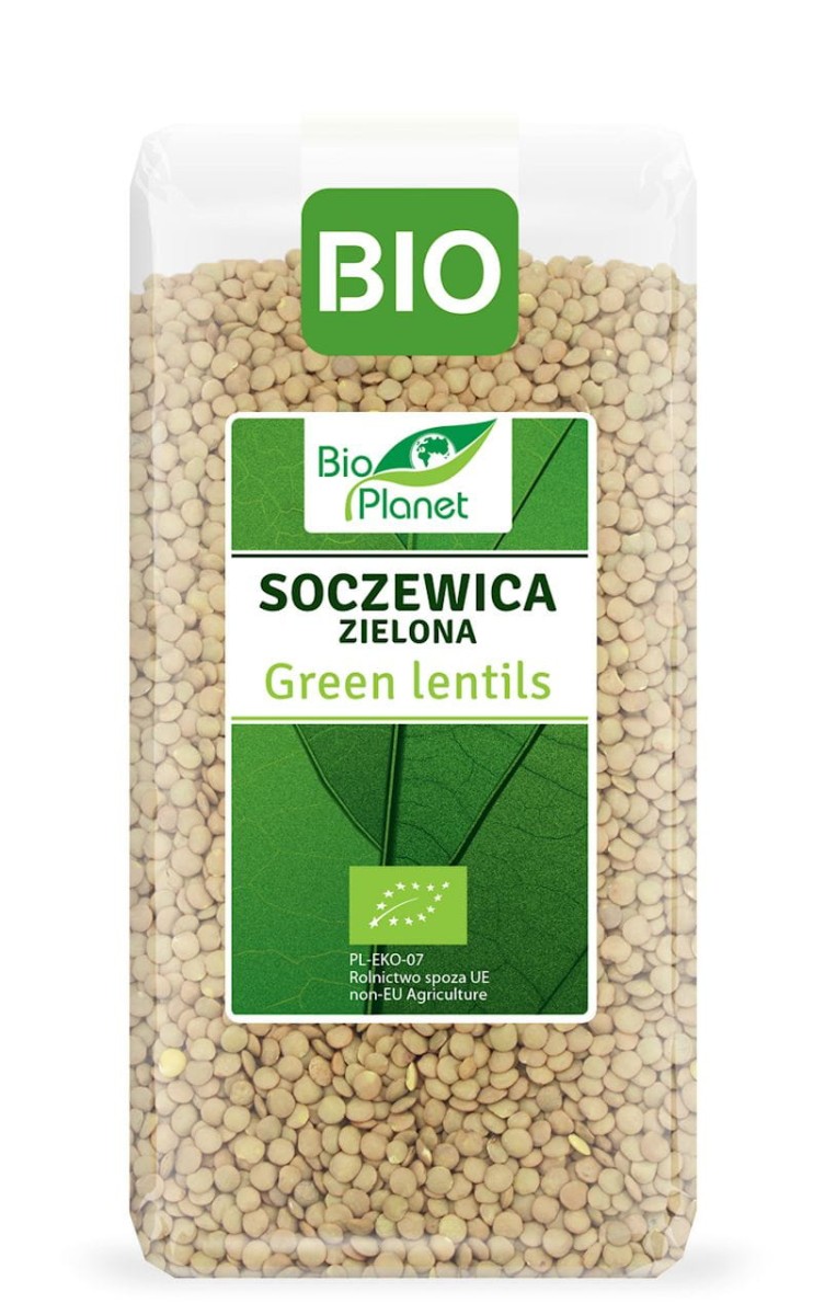 BIO PLANET Soczewica zielona Bio 400g