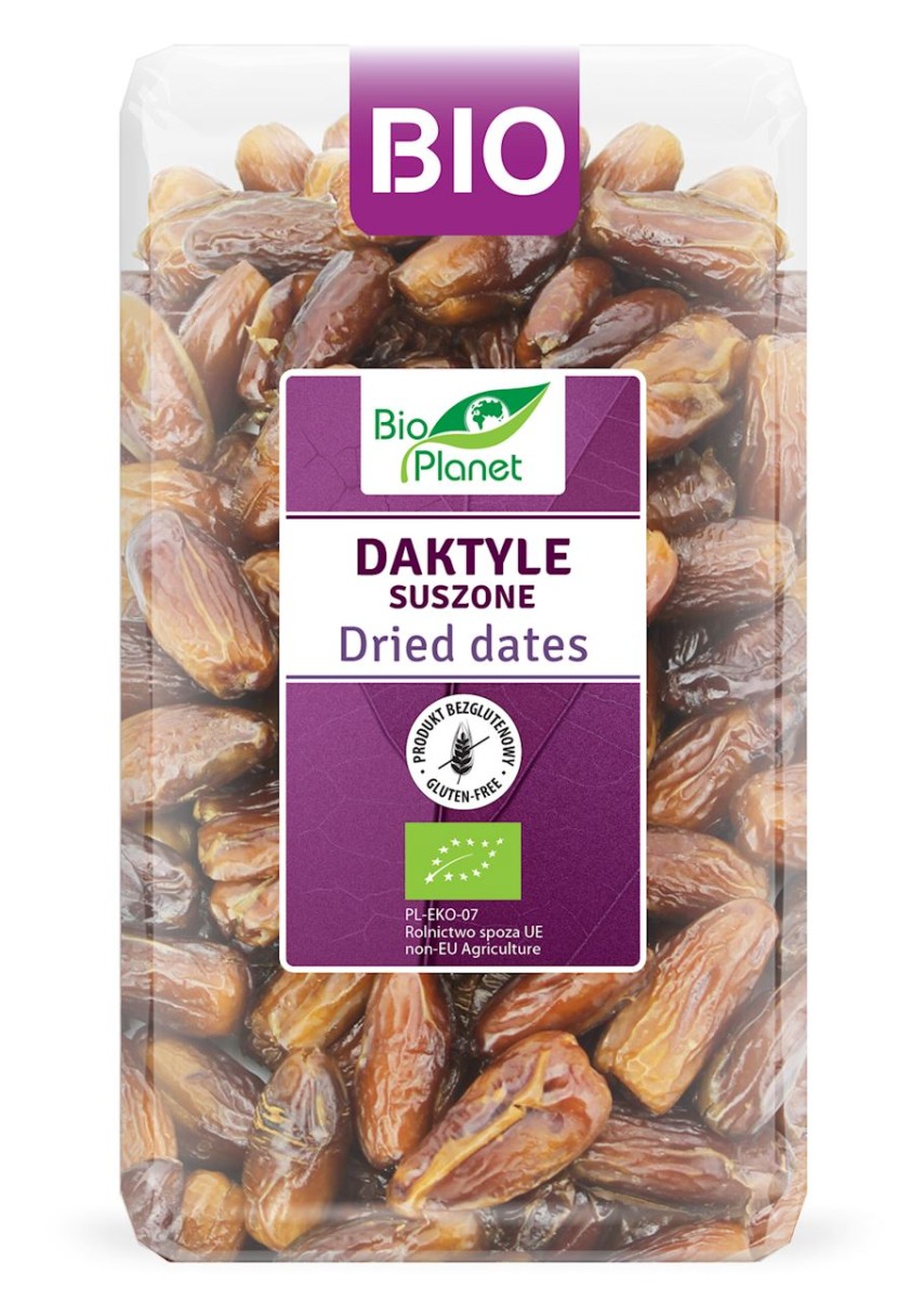 BIO PLANET Daktyle suszone bezglutenowe Bio 1kg