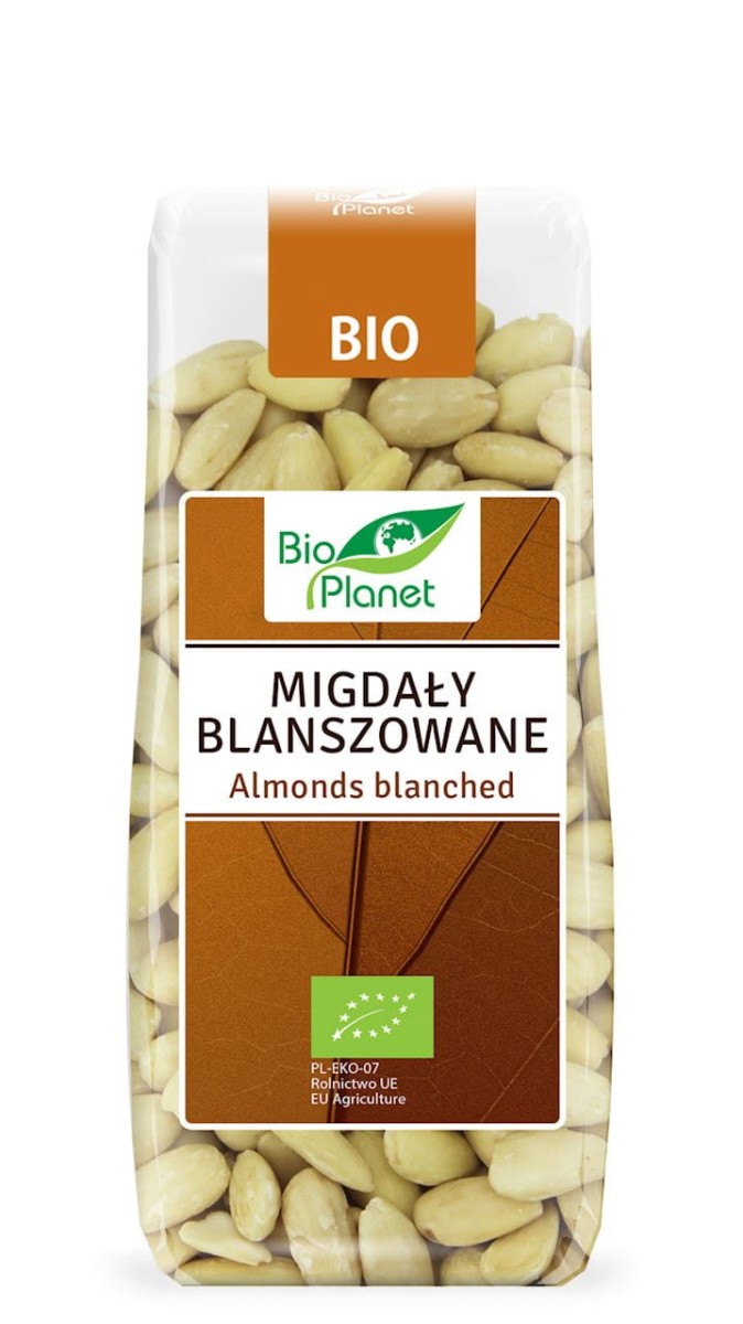 BIO PLANET Migdały blanszowane Bio 100g