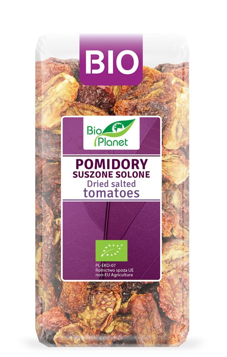 BIO PLANET Pomidory suszone solone Bio 150g
