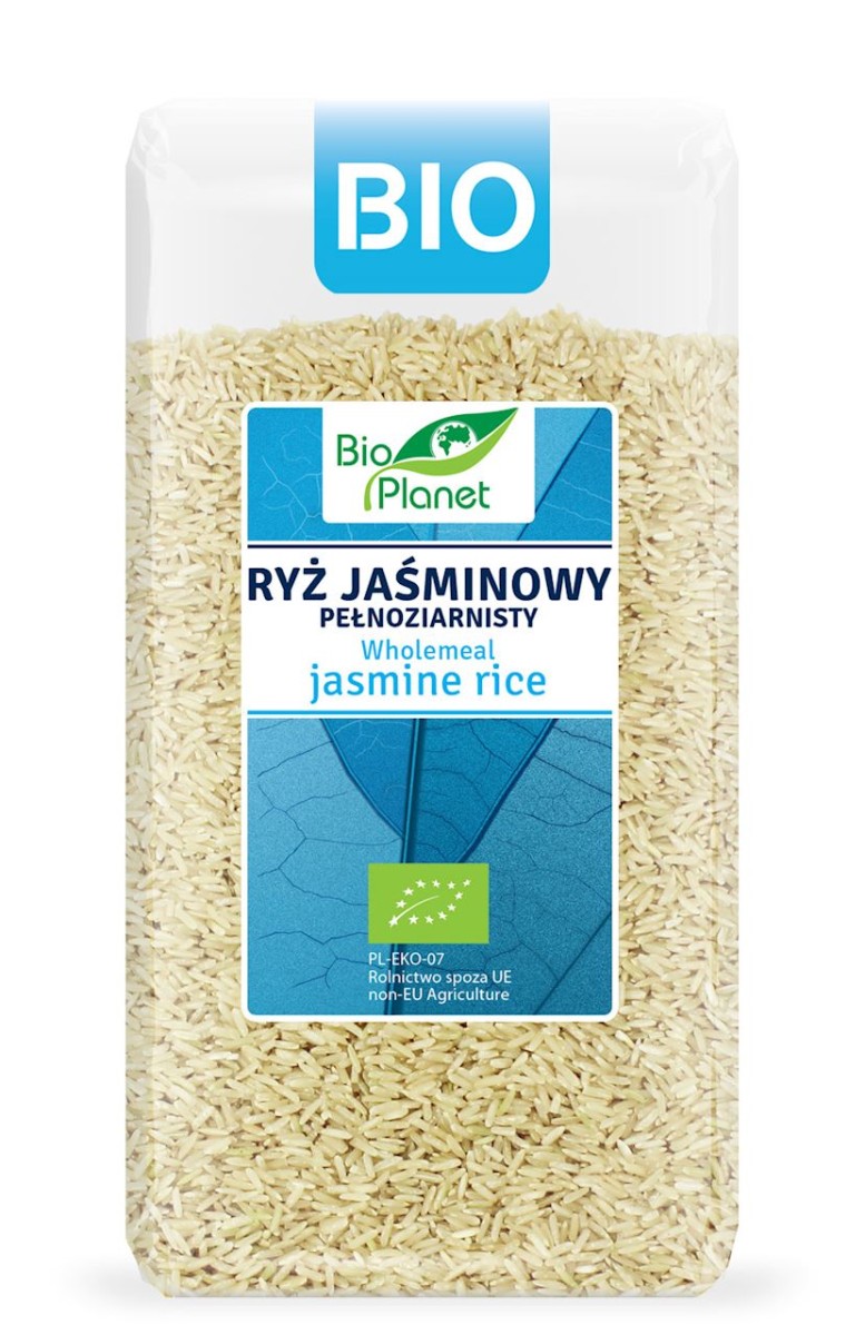 BIO PLANET Ryś jaśminowy pełnoziarnisty Bio 500g