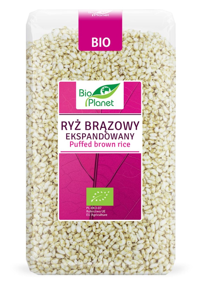 BIO PLANET Ryż brązowy ekspandowany Bio 150g