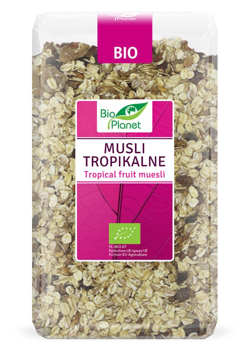 BIO PLANET Musli tropikalne Bio 600g