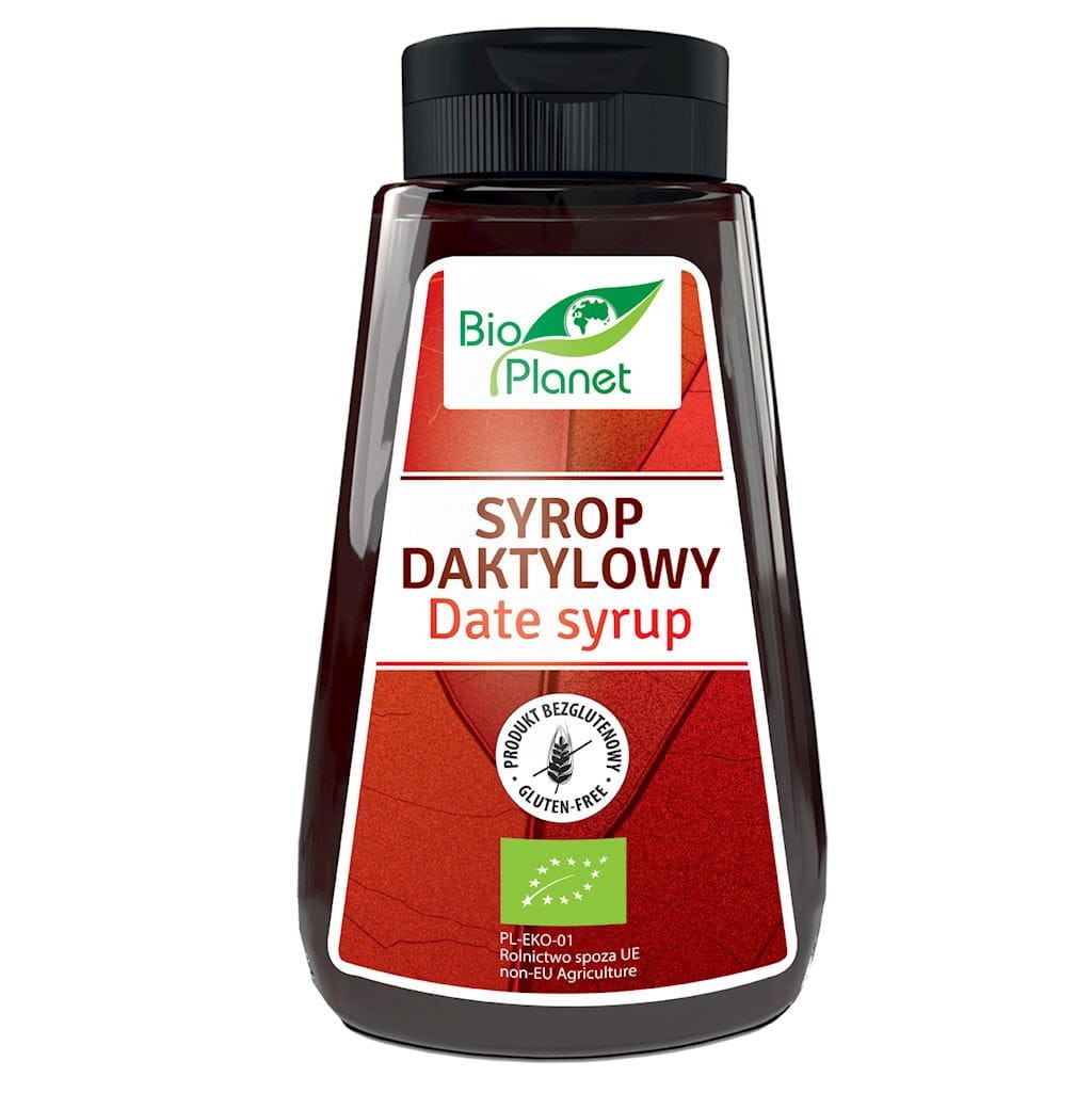 BIO PLANET Syrop daktylowy bezglutenowy Bio 340g