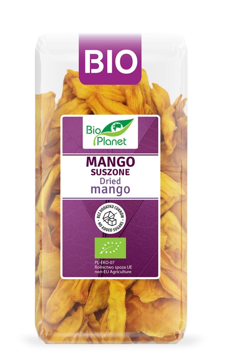 BIO PLANET Mango suszone Bio 100g