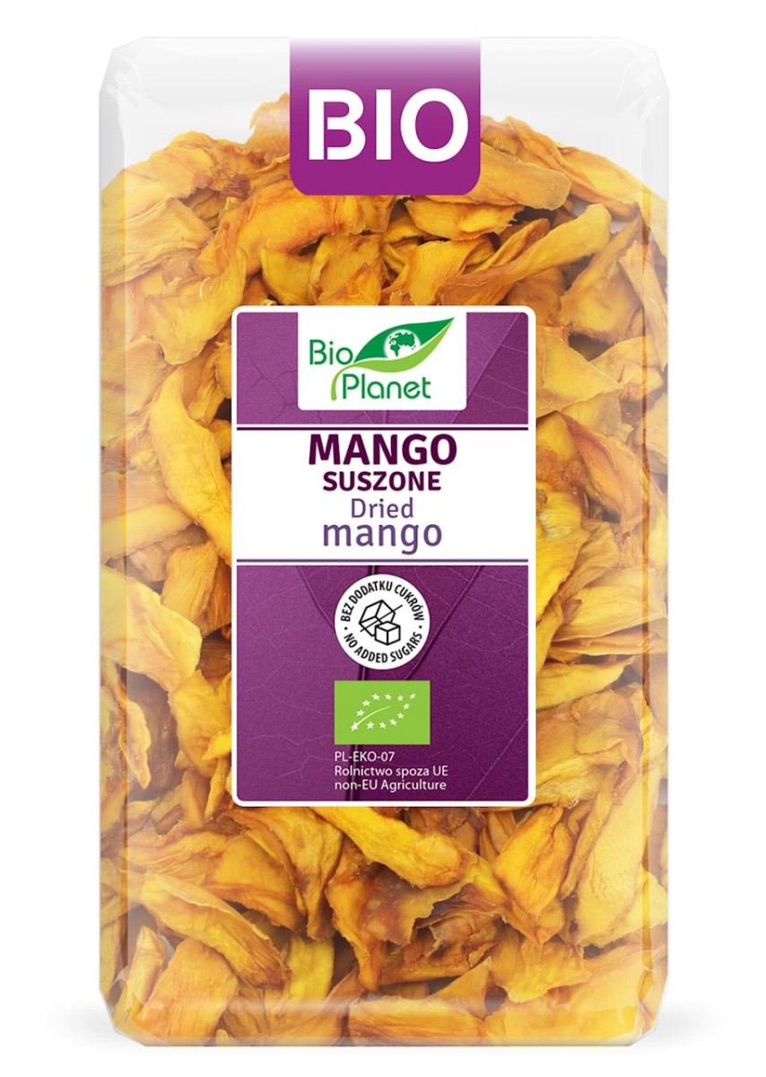 BIO PLANET Mango suszone Bio 400g