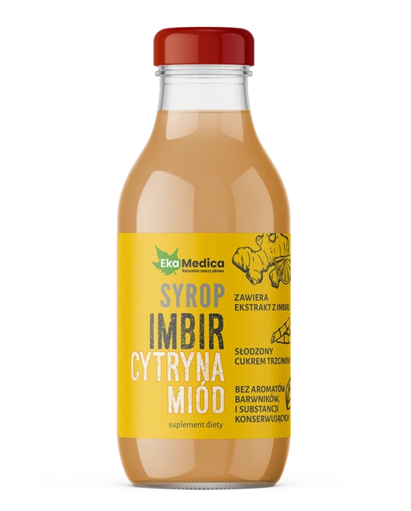 EKA MEDICA Syrop imbir cytryna miód 300ml