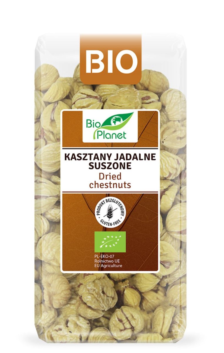 BIO PLAANET Kasztany jadalne suszone bezglutenowe Bio 400g