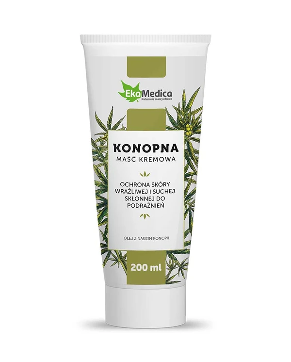 EKA MEDICA Maść kremowa z olejem z konopi siewnych 200 ml