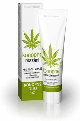 Maść z olejem z konopi siewnej 10% 100ml