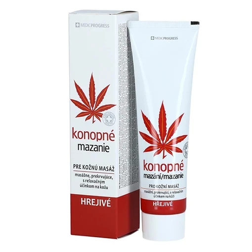 Maść rozgrzewająca z olejem z konopi siewnej 100ml