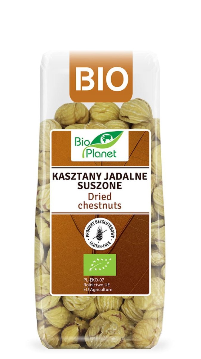 BIO PLANET Kasztany jadalne suszone bezglutenowe Bio 200g