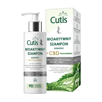 CUTIS Ł bioaktywny  Szampon z olejem z konopi siewnych 
