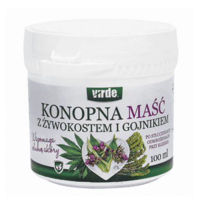 Virde Maść z konopiami siewnymi, z żywokostem i gojnikiem 100ml