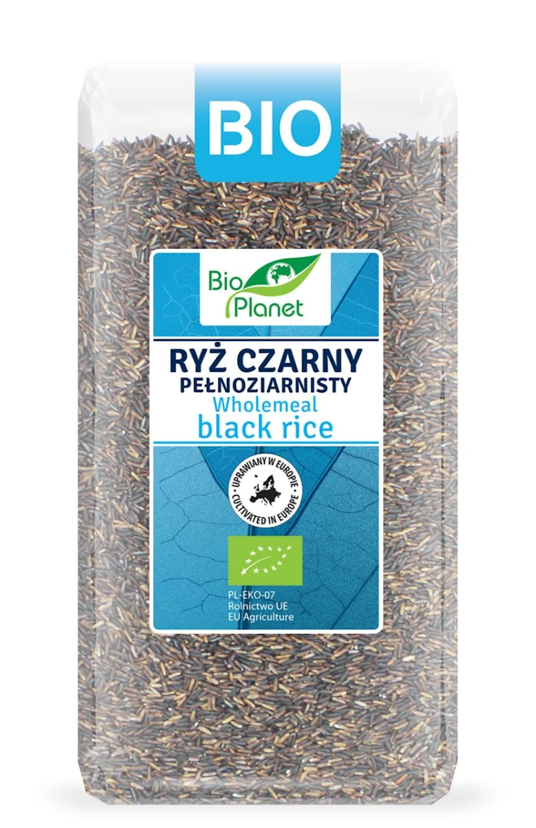 BIO PLANET Ryż czarny pełnoziarnisty Bio 500g