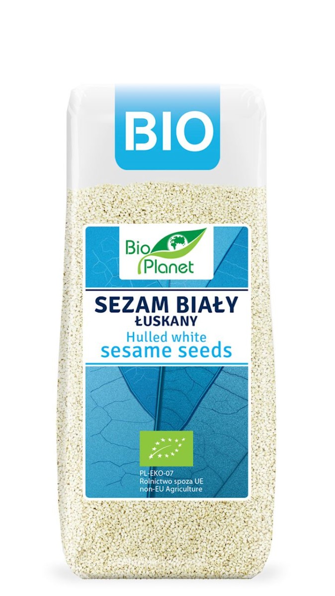BIO PLANET Sezam biały łuskany Bio 200g