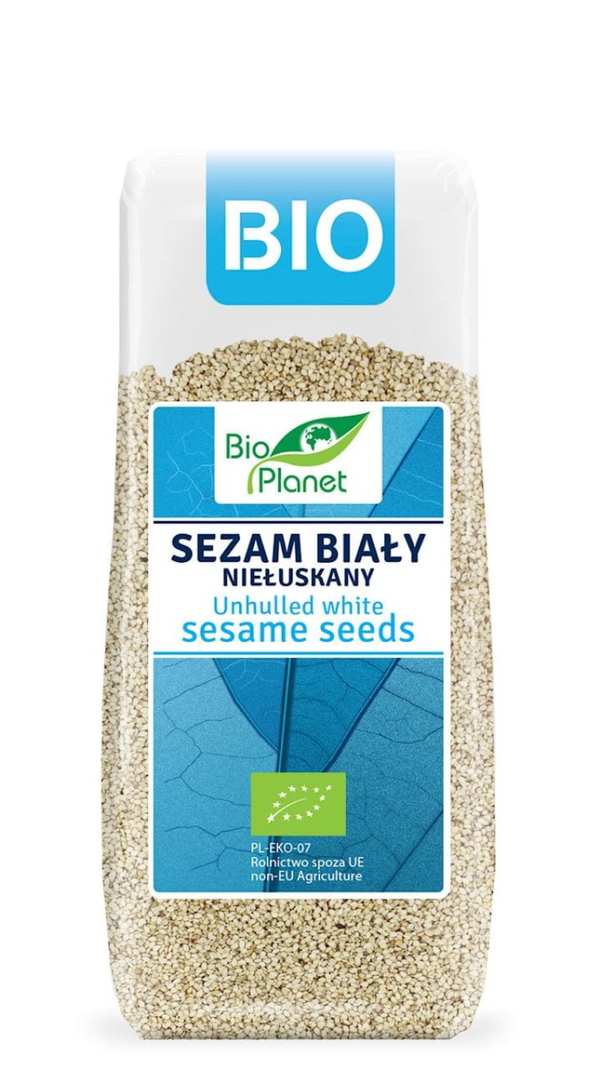BIO PLANET Sezam biały niełuskany Bio 200g
