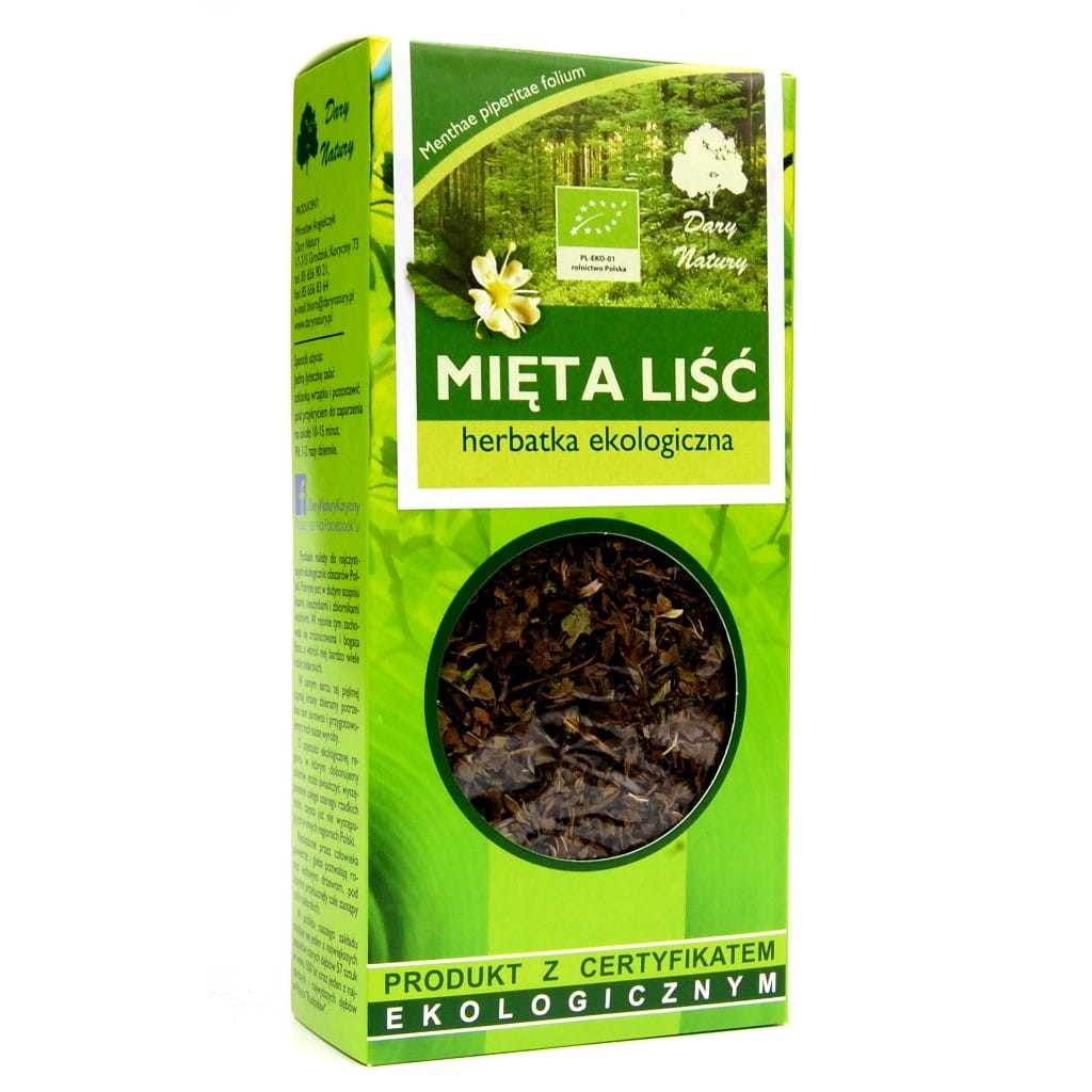 DARY NATURY Mięta pieprzowa liść EKO 25g