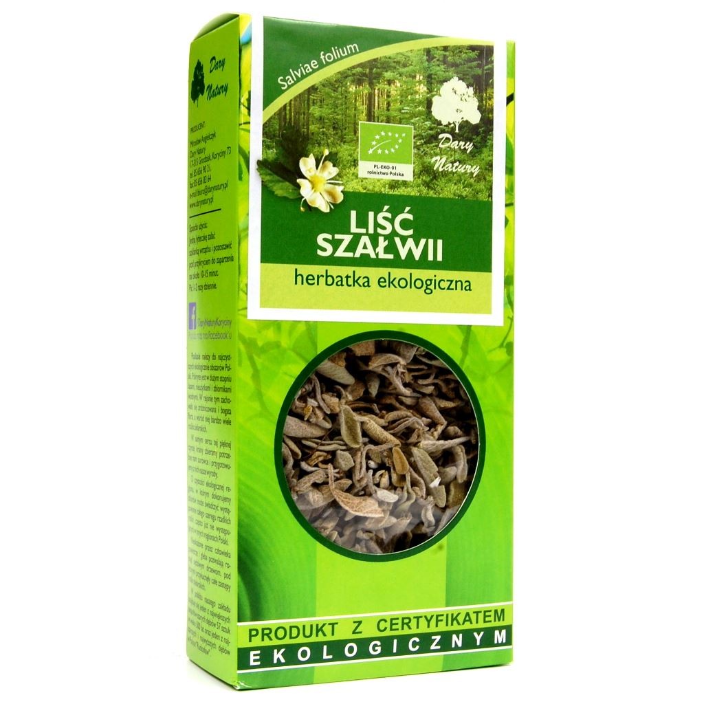 DARY NATURY Szałwia liść EKO 25g
