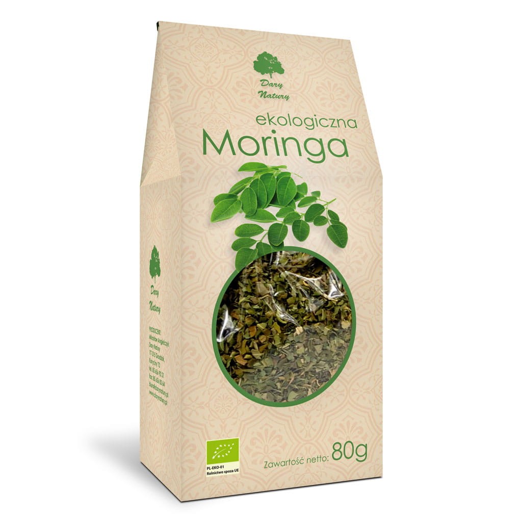 DARY NATURY Moringa liść EKO 80g
