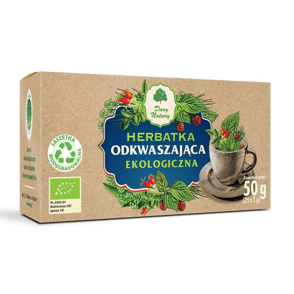 DARY NTAURY Herbatka Odkwaszająca EKO 25x2g