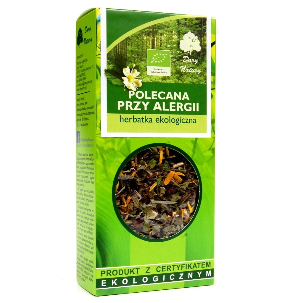 DARY NATURY Herbatka Polecana przy alergii EKO 50g