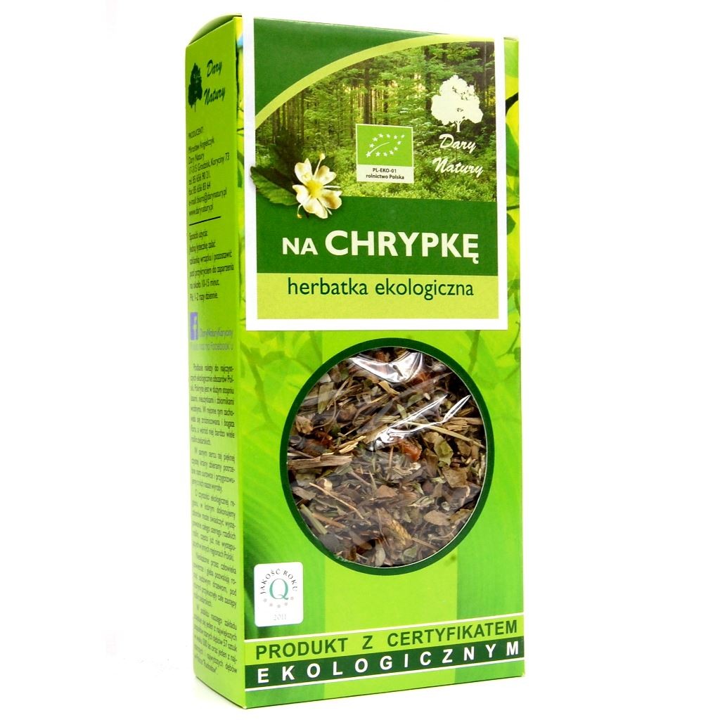 DARY NATURY Herbatka Na chrypkę EKO 50g