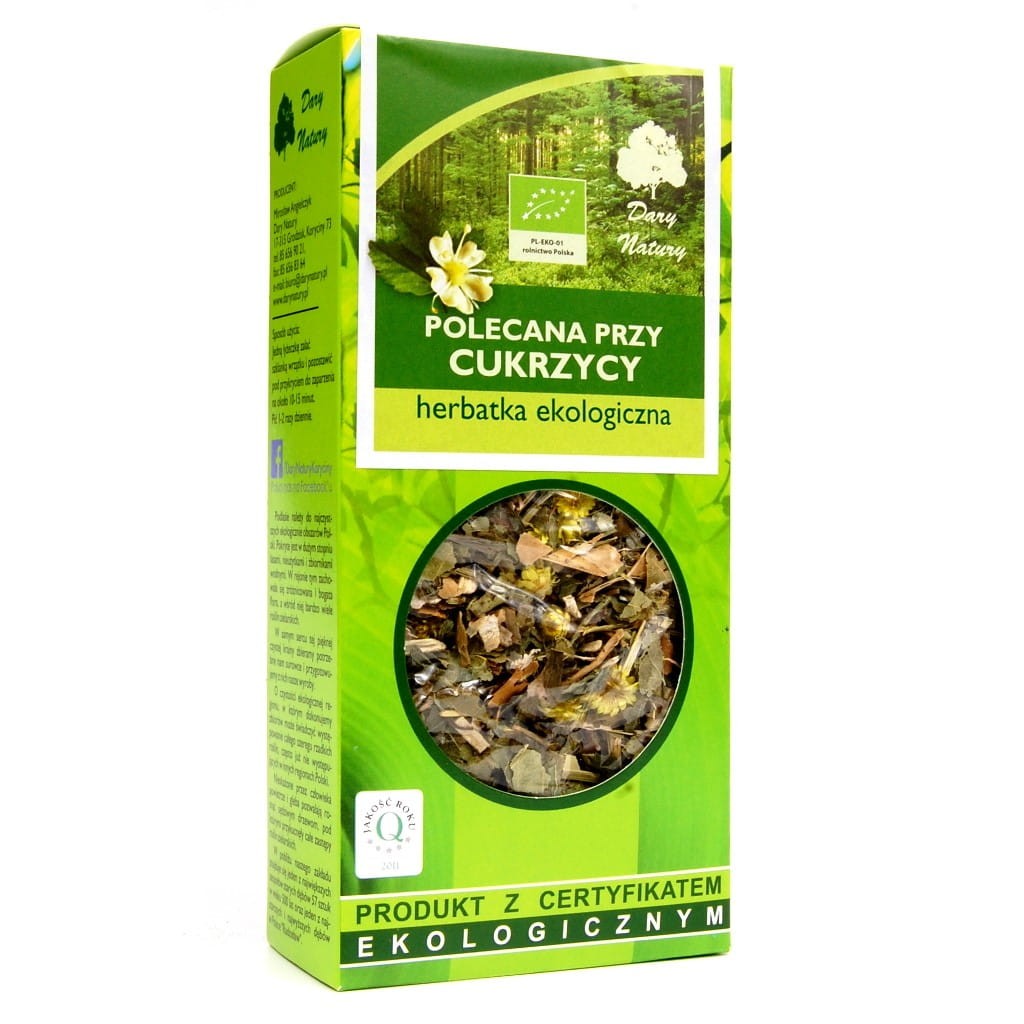 DARY NATURY Herbatka Polecana przy cukrzycy EKO 50g