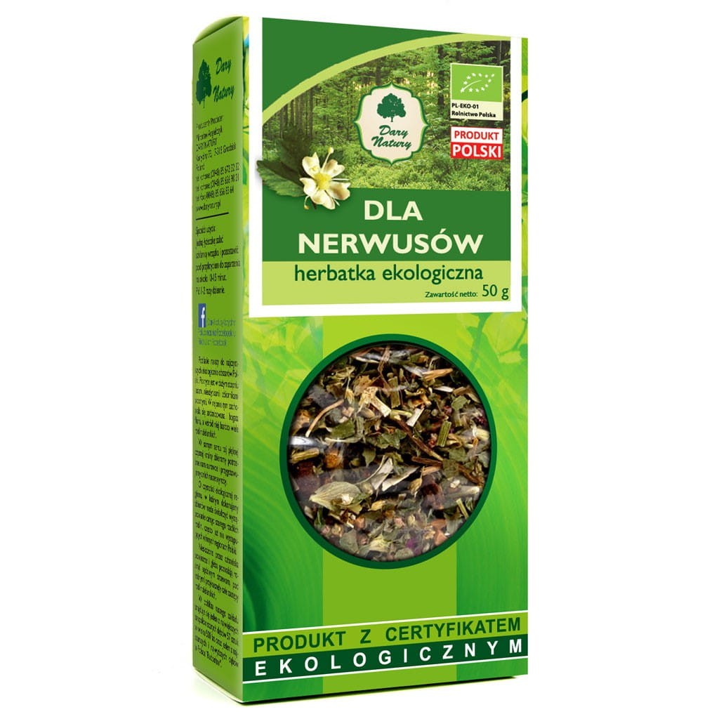DARY NATURY Herbatka Dla nerwusów EKO 50g