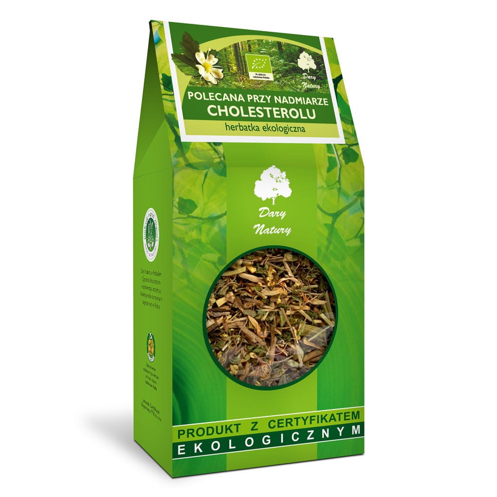DARY NATURY Herbatka Polecana przy nadmiarze cholesterolu EKO 200g