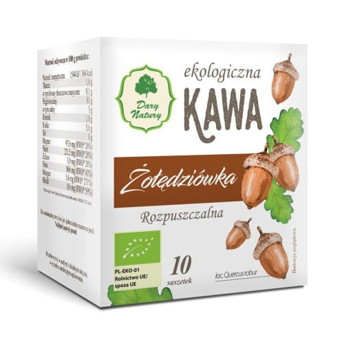 DARY NATURY Kawa żołędziówka EKO rozpuszczalna 10x7g
