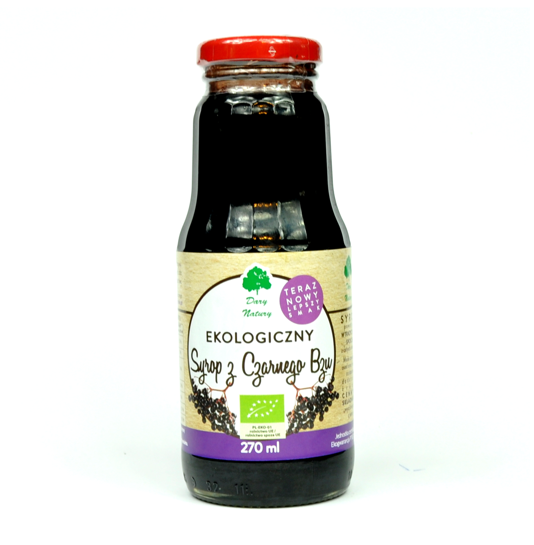 DARY NATURY Syrop z czarnego bzu EKO 270ml