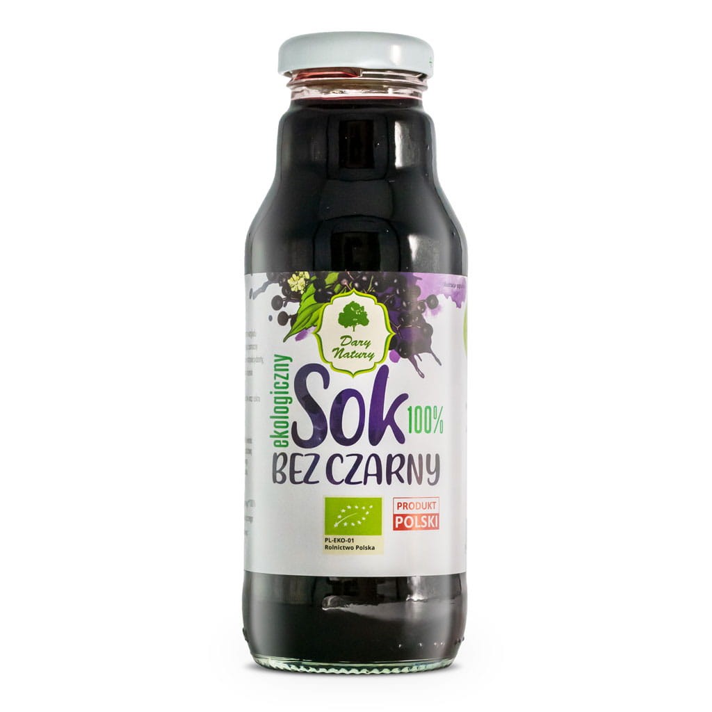 DARY NATURY Sok z czarnego bzu EKO 100% 270ml