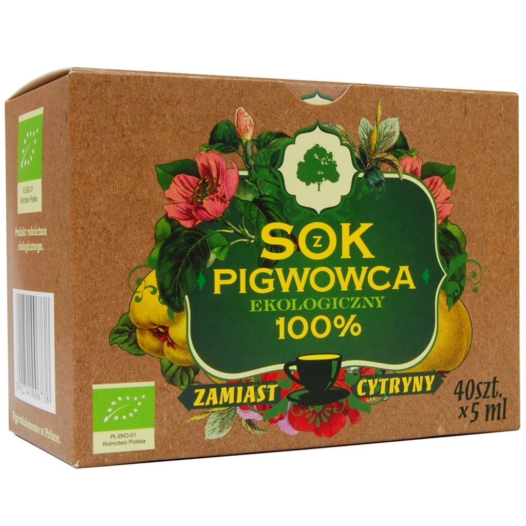 DARY NATURY Sok z pigwowca EKO 40x5 ml