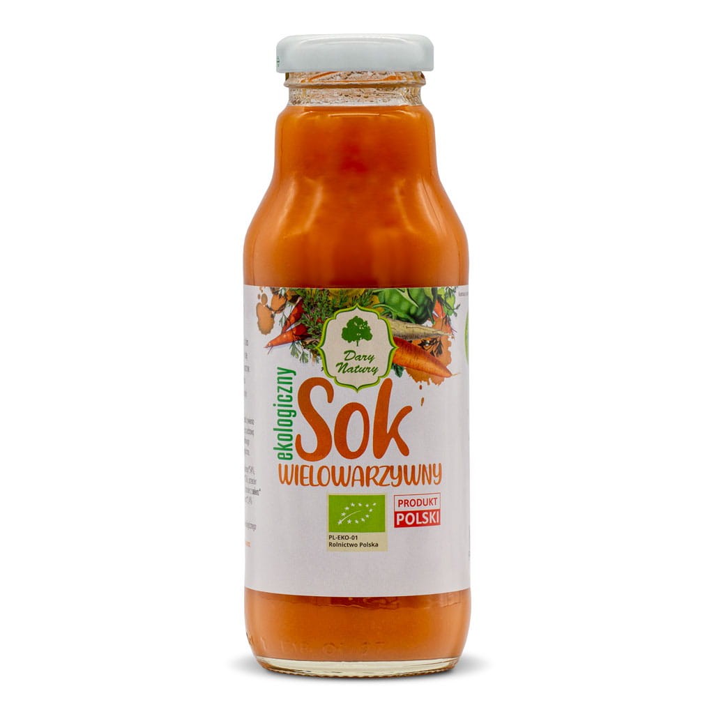 DARY NATURY Sok wielowarzywny EKO 270ml