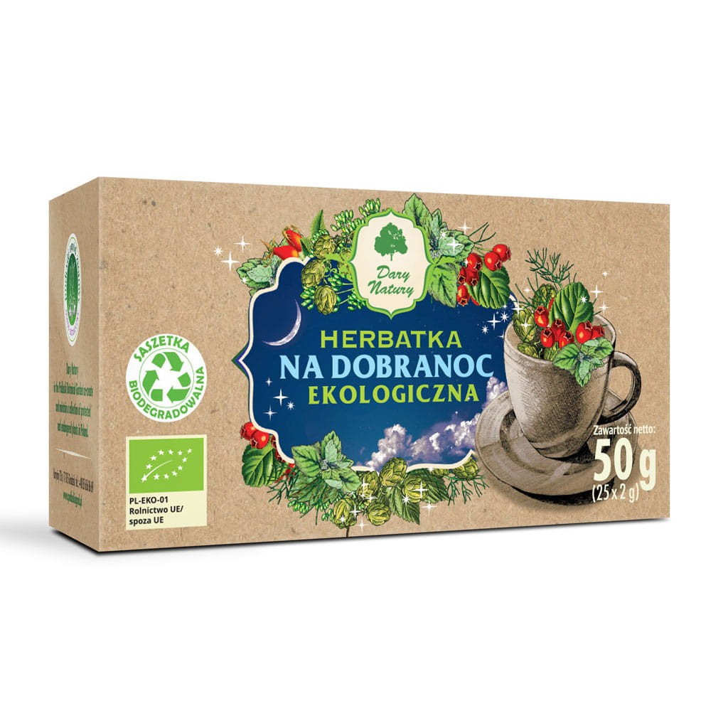 DARY NATURY Herbatka Na dobranoc EKO 25x2g