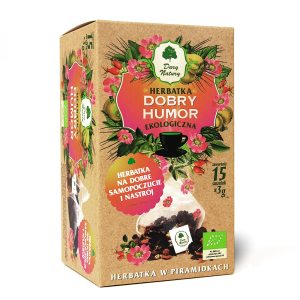 DARY NATURY Herbatka Dobry humor EKO - herbatka w piramidkach 15x3g