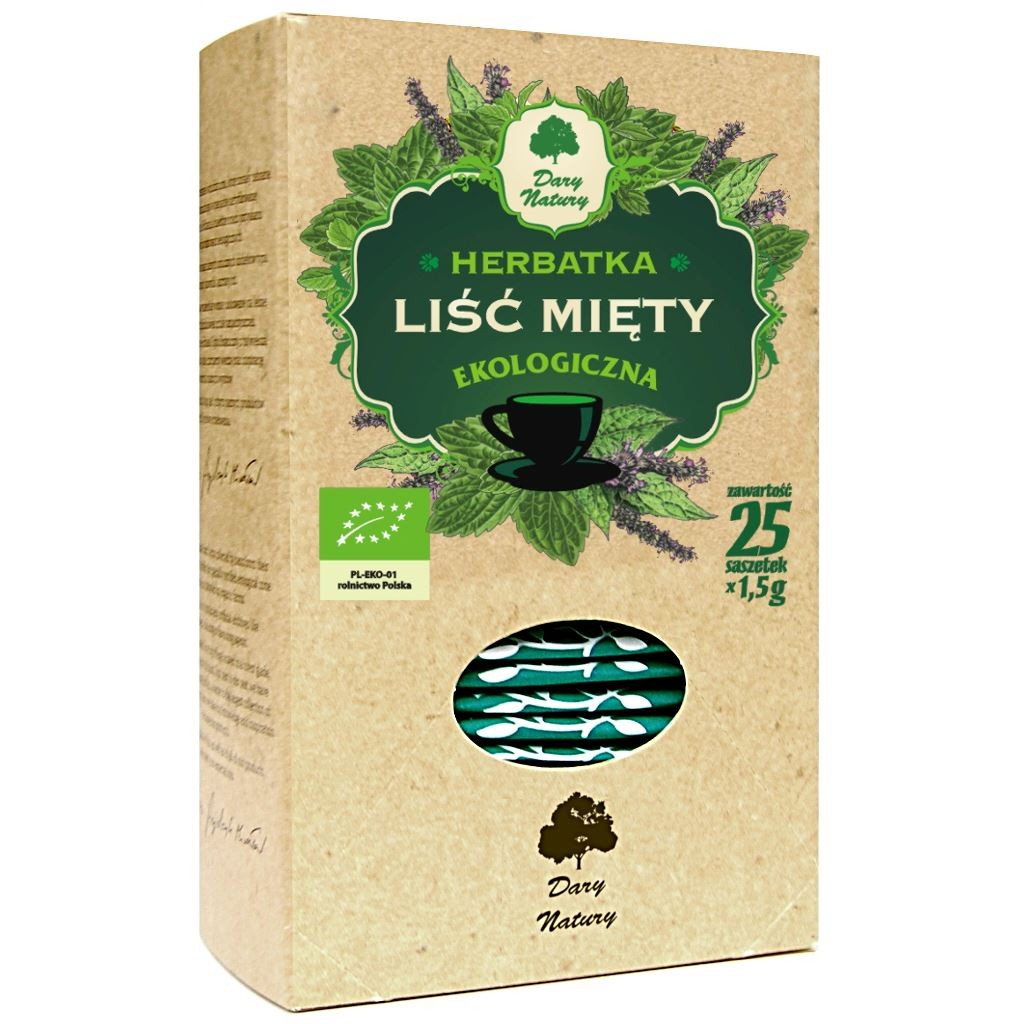DARY NATURY Mięta pieprzowa liść EKO 25x1,5g