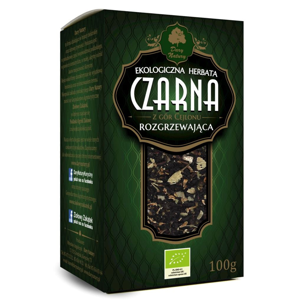 DARY NATURY Herbata Czarna Rozgrzewająca EKO 100g