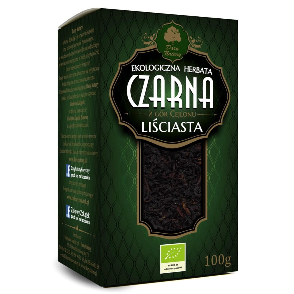 DARY NATURY Herbata Czarna liściasta EKO 100g